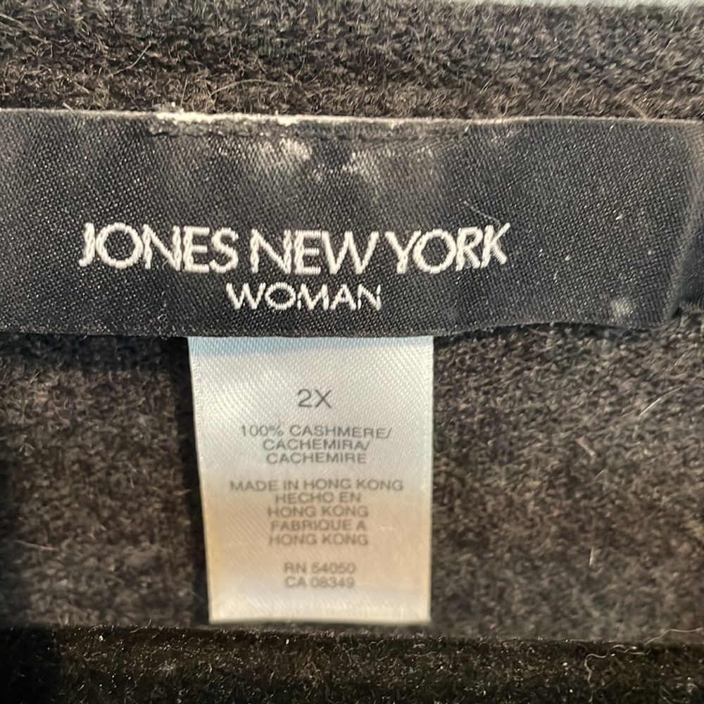 Cashmere Long Sleeve Button Down Sweater - image 3